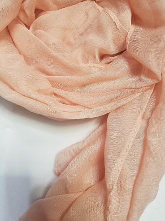 Plain Lawn Scarf - Peach